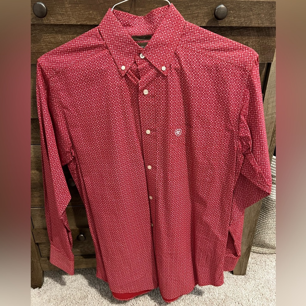 Ariat Men’s Fitted Shirt Size Large